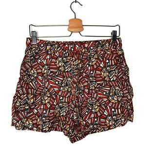 Cynthia Rowley | Orange Linen Shorts Size Large